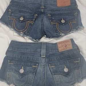 True Religion jean shorts